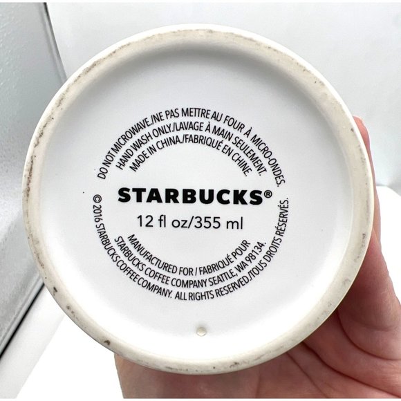 Starbucks Coffee Ceramic To Go Mug 2016 - Picture 8 of 8
